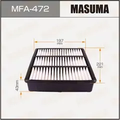 Фильтр Воздушный MASUMA MFA472