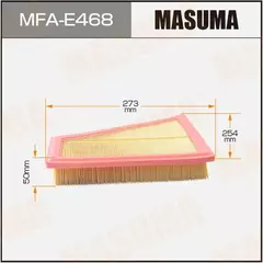 Воздушный фильтр "Masuma" MFA-E468 BMW 5-SERIES (F10), X1 (E84) A0491