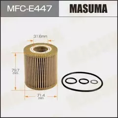 Фильтр масляный BMW 1 (E81,E82) 04-12, 3 (E46, E90) 01-, 5 (E60) 07-, X1 (E84), X3 (E83) MASUMA