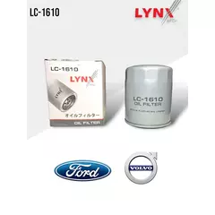 Фильтр масляный LYNXauto LC-1610 FORD Focus C-Max Ecosport Fiesta Fusion Kuga Mondeo / VOLVO C30 S40 S60 S80 V40 V50 V60 V70 АНАЛОГ MANN W712/37