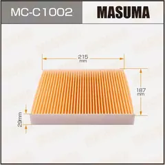 Салонный фильтр "MASUMA" MC-C1002 TOYOTA Alphard,Hilux,Noah,Prius,Voxy; LEXUS RX200T,RX350,RH450H