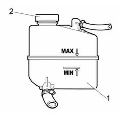 Бачок расширительный системы охлаждения 5-СЕРИЯ F10/F11 (2009>) - арт. 17138614293
