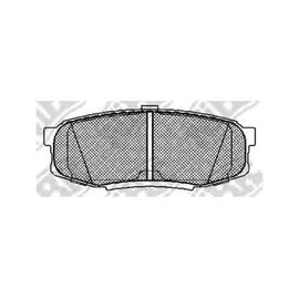 Колодки тормозные дисковые TOYOTA LAND CRUISER 200 4.5 2007 - LEXUS LX 5.7 2007 - TOYOTA LAND CR