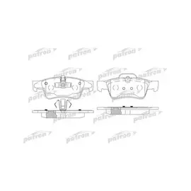 Колодки задние MERCEDES-BENZ A164 420 15 20