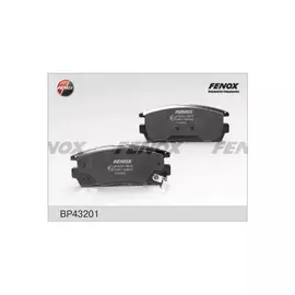 m/1360852/FENOX/Колодка тормозная (кт.4 шт) Chevrolet Captiva 2.0-2.4, 06-, Opel Antara 2.4i-3.2i/2.0CDT, 07- 110,7*