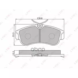 Колодки тормозные дисковые передние NISSAN ALMERA II-III (2000-2012)/ MICRA II K11 (1992-2002)/ BLUEBIRD SYLPHY I (G10) (2000-2005)