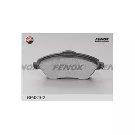 m/1381267/FENOX/Колодка тормозная (кт.4шт) Opel Combo 01- , Corsa C 00- , Meriva 03-10, Tigra 04- Передние