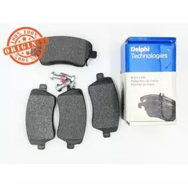 Колодки тормозные передние Duster 1.6, Lada Largus (Nissan Almera) Delphi LP1865 аналог 410608481R (комплект)