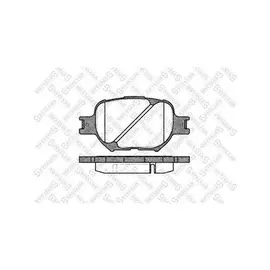 753 000-SX 742 00=FDB1528 !колодки дисковые п. Toyota Corolla 2.0D 02>/Corolla Verso 1.8/2.0D 02>