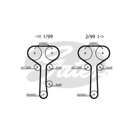 Ремень ГРМ GATES 5508XS /859715508/ FORD Focus/Mondeo 1.6-2.0 16V 98-/Transit 1.8 16V 02-