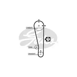 Ремень ГРМ KIA Pride/Rio 1.3 00-05/Sephia 1.5/1.6 8V 93-98, MAZDA 121 1.1-1.5 8V 87-95/323 1.3-1.8 8V/16V 89-94