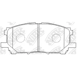 Колодки тормозные NiBK PN1497 Передние