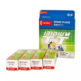 Свечи зажигания DENSO ITV16TT (4718) 4 штуки