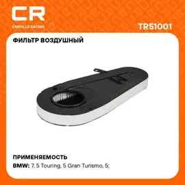 TR51001 Фильтр воздушный BMW 5 F10(09-)/7 F01(08-) 2.0D/3.0D (Carville Racing)