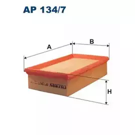 AP 134/7_фильтр воздушный! Nissan Micra K12 1.5DCi 03>, Renault Modus 1.6/1.5DCi 04>