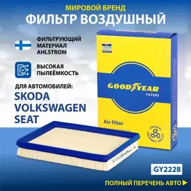 Фильтр воздушный FABIA III, OCTAVIA III, RAPID (NA2/NH3), YETI, CADDY IV, GOLF VII, POLO V