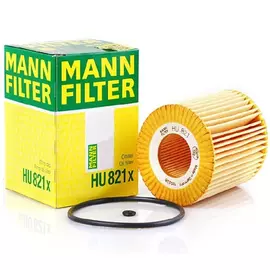 Фильтр масляный MANN HU 821 x (HU821x) Mercedes-Benz, Chrysler, Jeep 642 180 00 09, 642 184 00 25, A 642 184 00 25