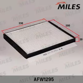 Фильтр салона MILES AFW1295 HYUNDAI ELANTRA 06-