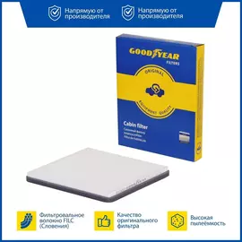 Фильтр салонный автомобильный Goodyear GY3221 для TOYOTA: RAV 4 II, YARIS / YARIS VERSO; SUBARU: LEGACY III, OUTBACK