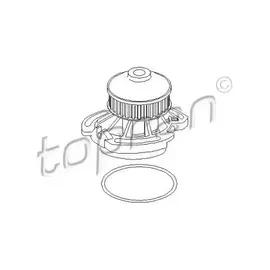 Насос системы охлаждения VW Golf 2 VW Golf 3 - Hans Pries арт. 100569755