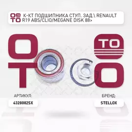 43-28082-SX_=R155.19=VKBA969=30/25 !к-кт подшипника ступ. зад. Renault R19 ABS/Clio/Megane disk 88>