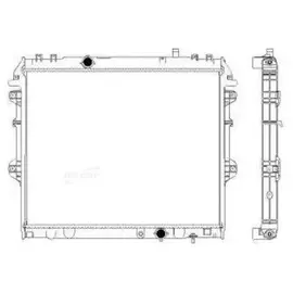 Радиатор TOYOTA HILUX 04- Sakura 34611055 - Sakura арт. 34611055