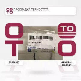 Прокладка термостата CHEVROLET: Aveo T300 2012-2018, CRUZE (300/305/308) 2010-2017, TRAX, ORLANDO OPEL: ASTRA H/J, CORSA D/E, INSIGNIA A, MOKKA, ZAFIRA B/C, MERIVA B
