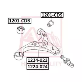 САЙЛЕНТБЛОК ПЕРЕДНЕГО РЫЧАГА ПЕРЕДНИЙ HYUNDAI ACCENT III MC (2005-2010) HYUNDAI I30 (2007-2012) KIA RIO II (2005-2011) KIA CEED (2007-2012)