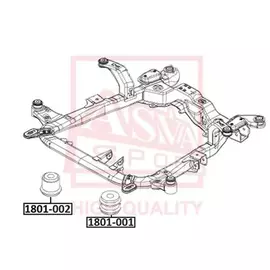 САЙЛЕНТБЛОК ПОДРАМНИКА OPEL ASTRA II G (1998-2004) OPEL ASTRA III H (2004-2015) OPEL ZAFIRA A (1999-2005) OPEL ZAFIRA B (2005-2016)