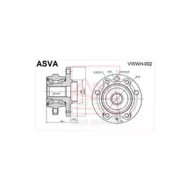 Ступица передняя с магнитным кольцом абс SKODA OCTAVIA 1Z3 2004<