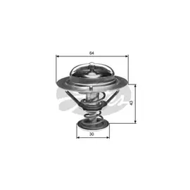 Термостат MITSUBISHI: GALLOPER 98-03, PAJERO II 90-99, PAJERO II Canvas Top 90-00, PAJERO SPORT 97-, PAJERO SPORT VAN 99-08