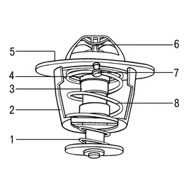 Термостат BMW E70/E71/E84/E90/F01/F10/F15/F21/F30 1.6D-3.0D 03- - ERA арт. 350605