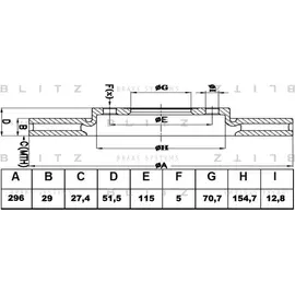 Диск тормозной CHEVROLET Captiva 06-/OPEL Antara 06-