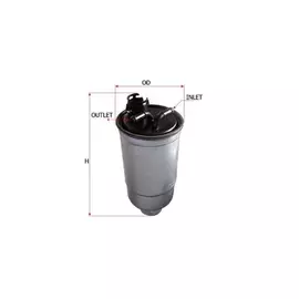 Фильтр топливный SAKURA FS3103 AUDI_A4 (B5)_1,9 TD 75-110 1999-2001_AUDI_A4 (B6+B7)_1,9 TD 110, 115,