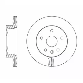 Диск тормозной AUDI A4 07-/A5 07- передний D 314мм, NIBK RN33003