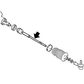 Тяга рулевая BMW: 1 F20/F21 10-, 3 F30/F31 12- - CTR арт. CR0002
