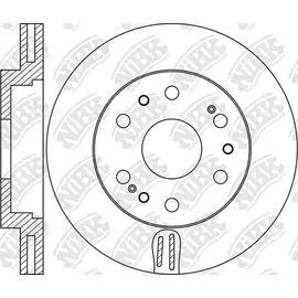 Диск тормозной передний GM Tahoe III/CADILLAC Escalade 07-16 /Vent D=330mm NIBK RN1678