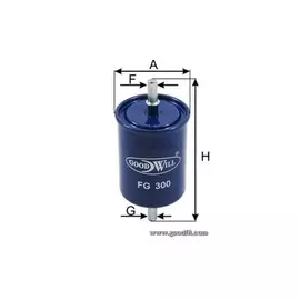 Фильтр топливный CITROEN Berlingo, C3, C4 / RENAULT Duster / PEUGEOT 106, 206, 306, 405 / NISSAN Kubistar / OPEL Vivaro /