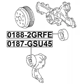 Ролик Натяжной Ремня Грм FEBEST 0187GSU45