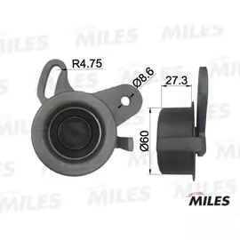 Ролик ремня ГРМ "Miles" KIA RIO/HYUNDAI ACCENT/GETZ/ELANTRA 1.3-1.6 - MILES арт. AG02003