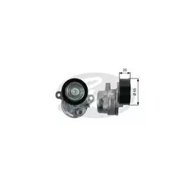 Натяжитель руч.ремня с роликом MERCEDES W204/212/251/166/221 3.5