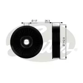 Ролик обводной приводного ремня Gates T38024 - Gates арт. T38024