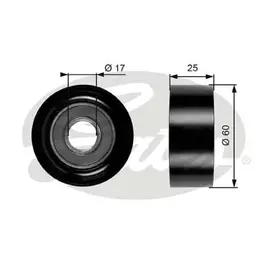 Ролик обводной приводного ремня Gates T36176 - Gates арт. T36176