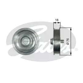 Ролик натяжной приводного ремня Gates T39183 - Gates арт. T39183