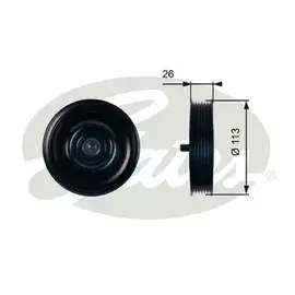 Ролик обводной навесного оборудования Gates T36411 - Gates арт. T36411