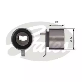 Ролик натяжной ремня грм Gates T41267 - Gates арт. T41267