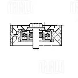 Ролик приводного ремня для автомобиля Opel Insignia (08-) 2.0d, CM 5119