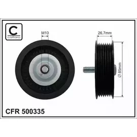 Ролик п клин. ремня mb e(w212) ml(w166) s(w221) Caffaro 500335 - Caffaro арт. 500335