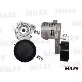 Натяжитель ремня приводного bwm x5 e60 e65 e90 n52 53 Miles AG00309 - Miles арт. AG00309