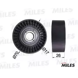 Ролик ремня приводного bmw e39 e46 e60 x5 m52 m54 Miles AG03070 - Miles арт. AG03070
